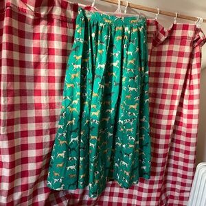 Anthropologie Maeve Jacie printed poplin maxi